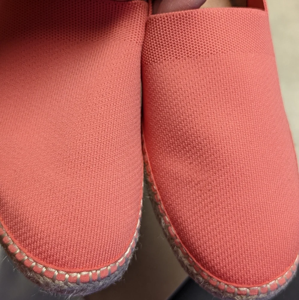 Kenneth Cole Gentle Souls coral Lizzy slip on espadrilles size 8.5 - Picture 3 of 9